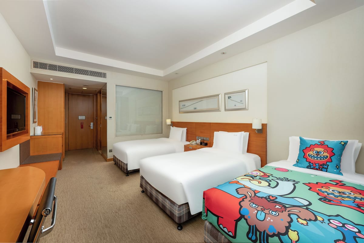 Chambre Standard, plusieurs lits (Kids Theme) | Couette en duvet d'oie, minibar, coffres-forts dans les chambres, bureau