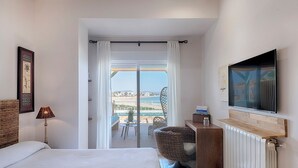 Double Room, 1 Double or 2 Twin Beds, Terrace, Sea View