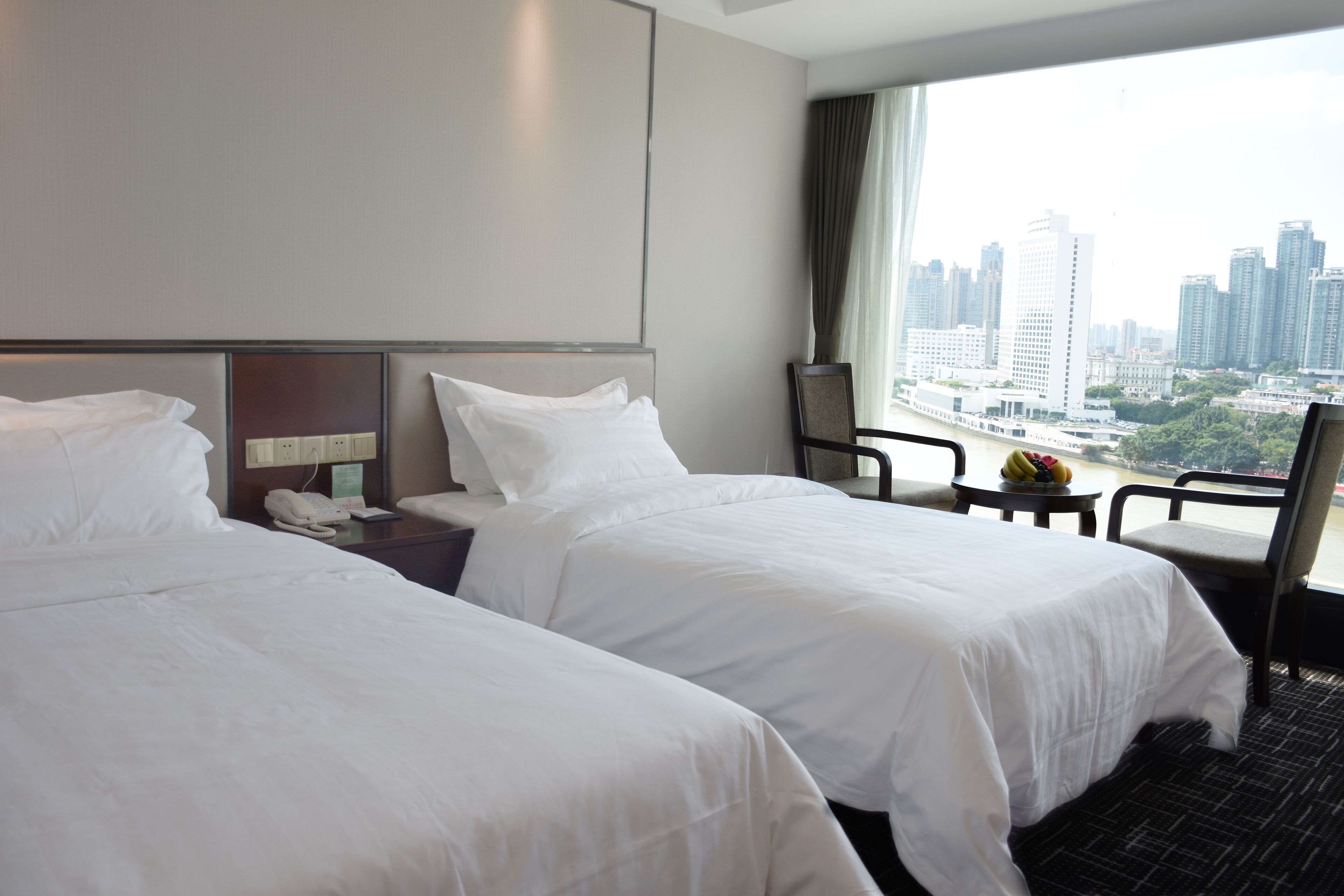 In-room safe, desk, blackout curtains, iron/ironing board (on request)