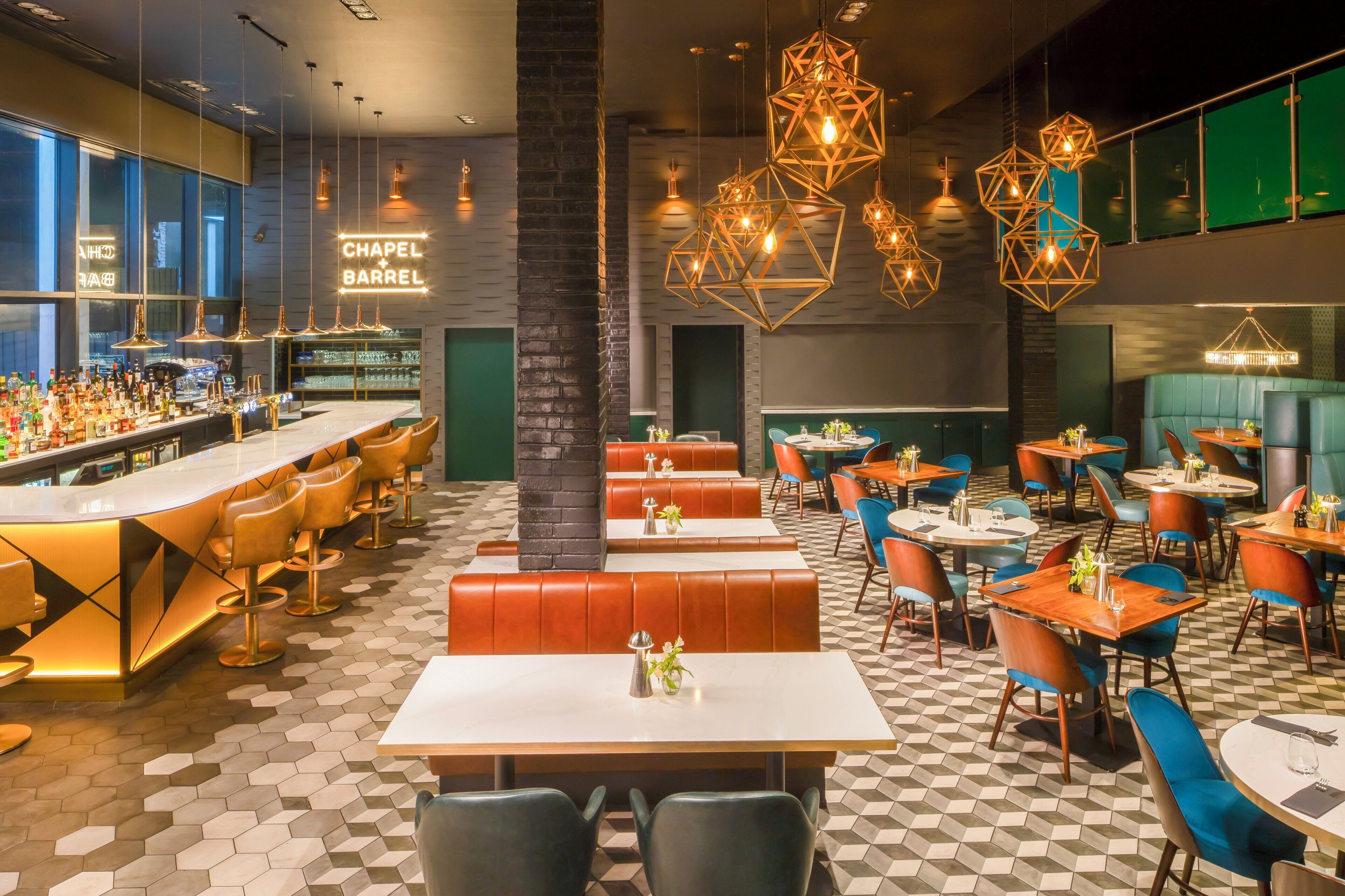 Breakfast, lunch and dinner served