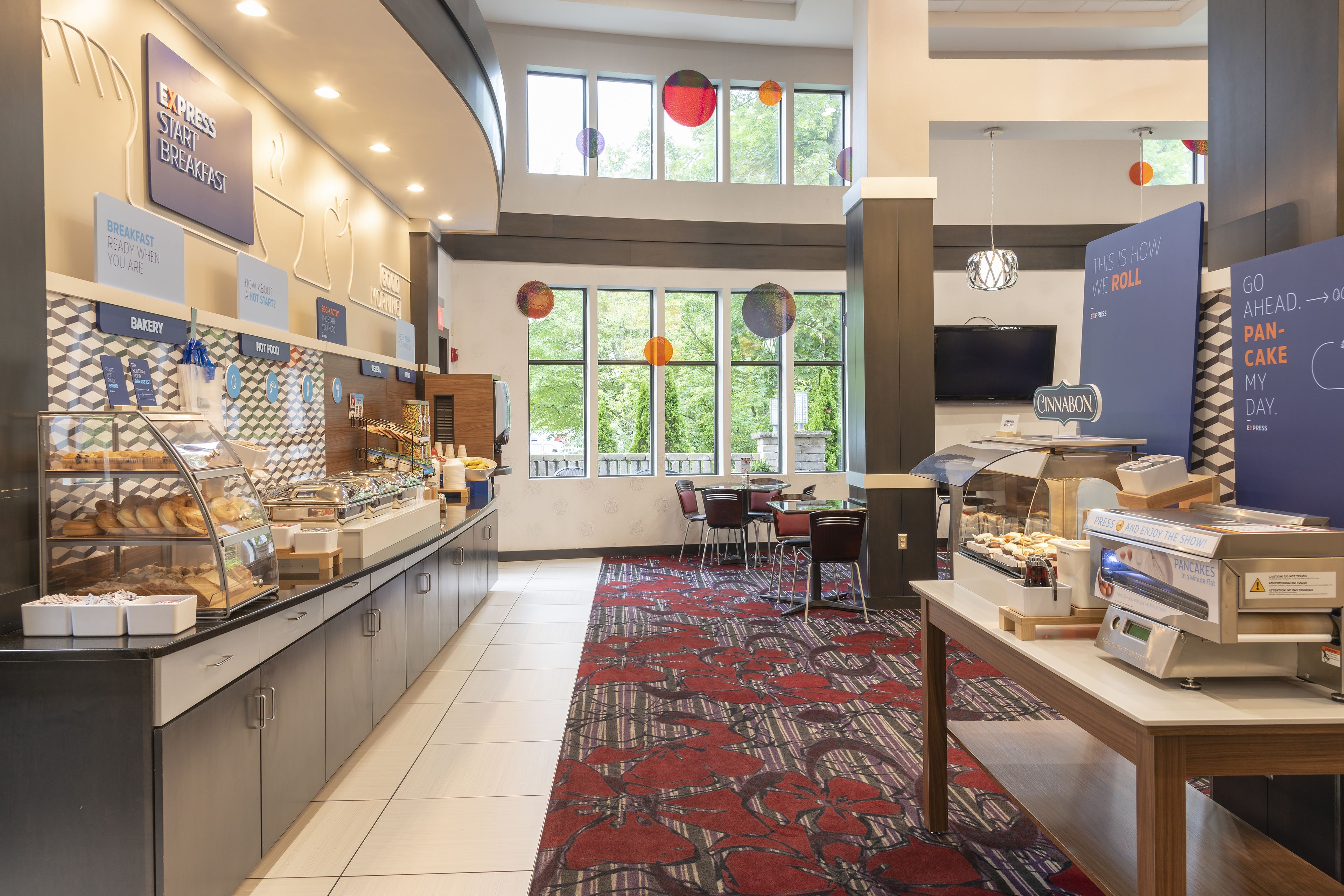 Free daily on-the-go breakfast