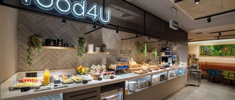 Daily buffet breakfast (EUR 12 per person)
