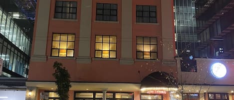 Majoituspaikan julkisivu