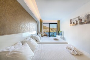 Deluxe Room, Sea View | Premium bedding, minibar, in-room safe, desk - Rhapsody Hotel & Spa Kalkan (+12 Adults only) (Kas)