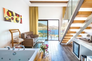 豪華套房, 按摩浴缸, 海景 | 客房景觀