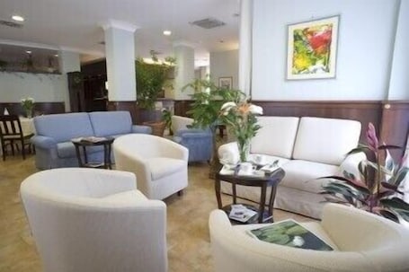Sala de estar en el lobby