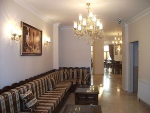 Sitteområde i lobbyen