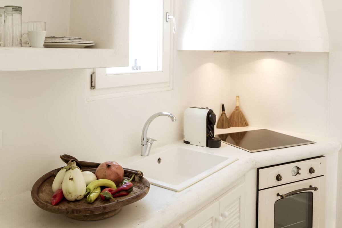 fridge, espresso maker