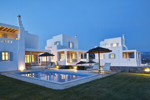 Front of property – evening/night