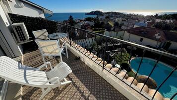 Double Room, Terrace, Sea View | Terrace/patio