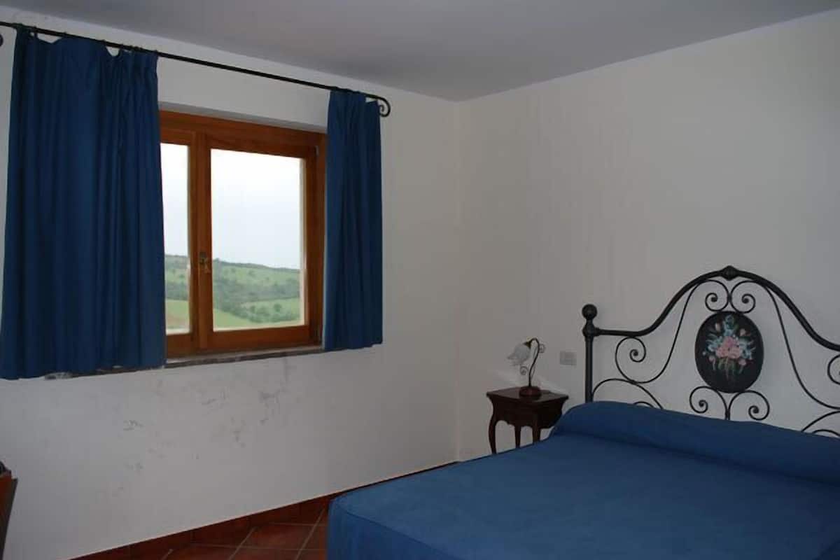 1 chambre, draps en coton égyptien, couette en duvet d'oie