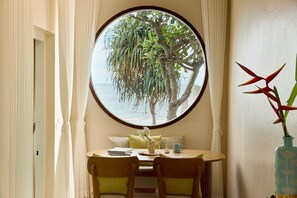 Villa, 2 Bedrooms, Sea View, Beachfront | Living area | 21-inch TV with cable channels - Bandara On Sea (Klaeng)