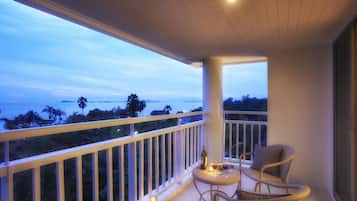 Deluxe Room, Partial Sea View, Corner | View from room