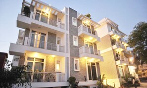 Front of property - evening/night