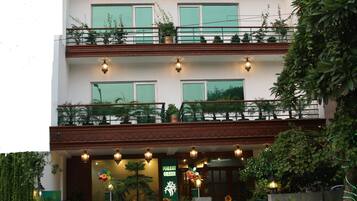 Front of property – evening/night