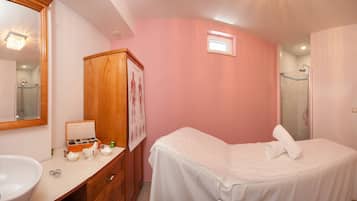 Facials, massage/treatment rooms, manicures and pedicures