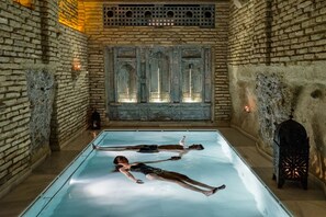 Sauna, Turkish bath, body treatments, hydrotherapy, aromatherapy