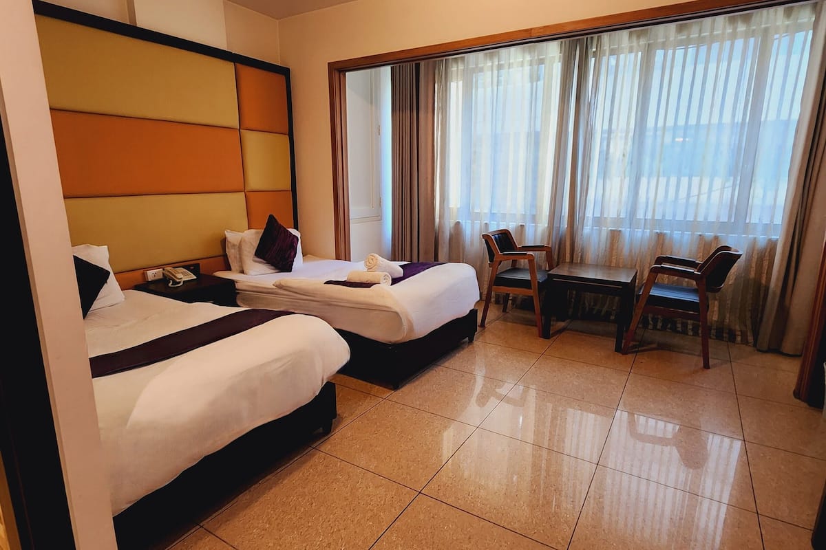 Studio | 1 yatak odası, kaliteli yatak takımı, yastık yüzeyli yatak, odada kasa