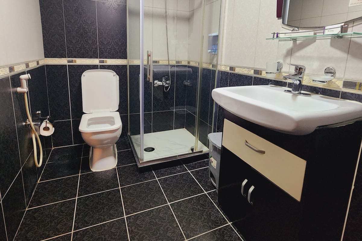 Saç kurutma makinesi, terlik, bide, havlu