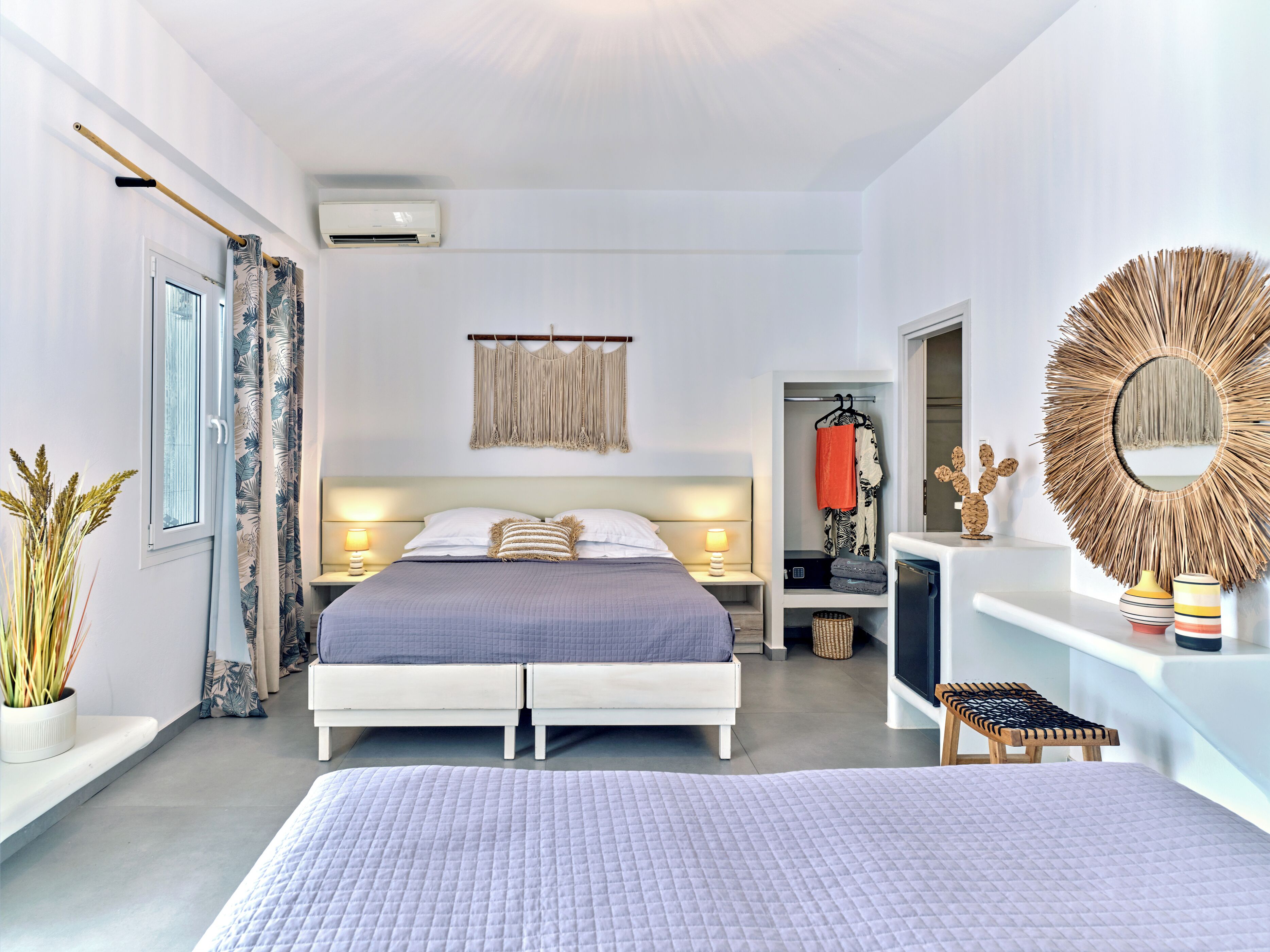 Habitació familiar, 1 dormitori, terrassa, zona de pati | Llençols de cotó egipci i roba de llit d'alta qualitat 