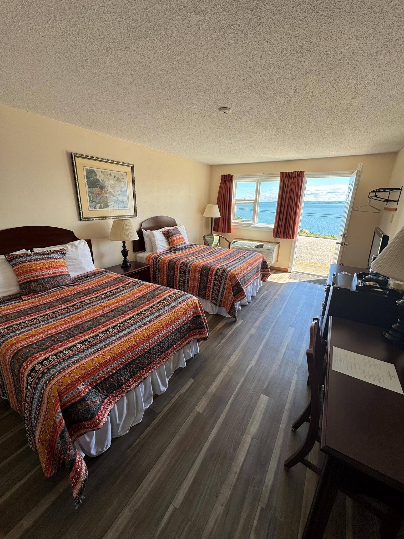 Room, 2 Double Beds | Desk, blackout drapes, free WiFi, bed sheets