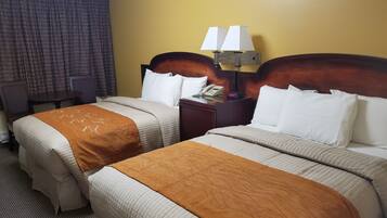 Individually decorated, individually furnished, desk, blackout curtains