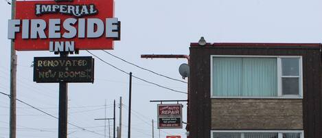 Fachada de la propiedad