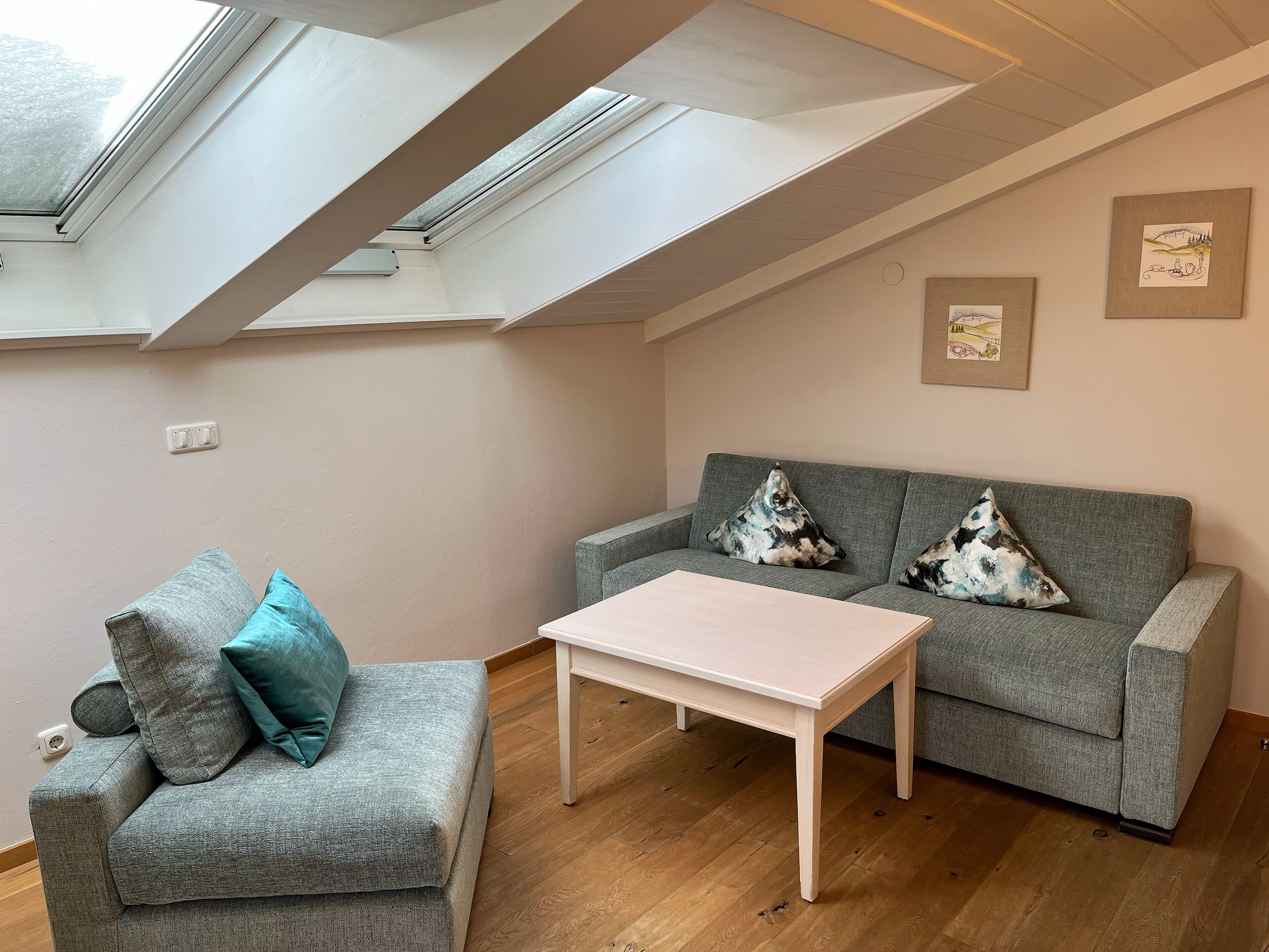 suite | living area | tv, dvd player