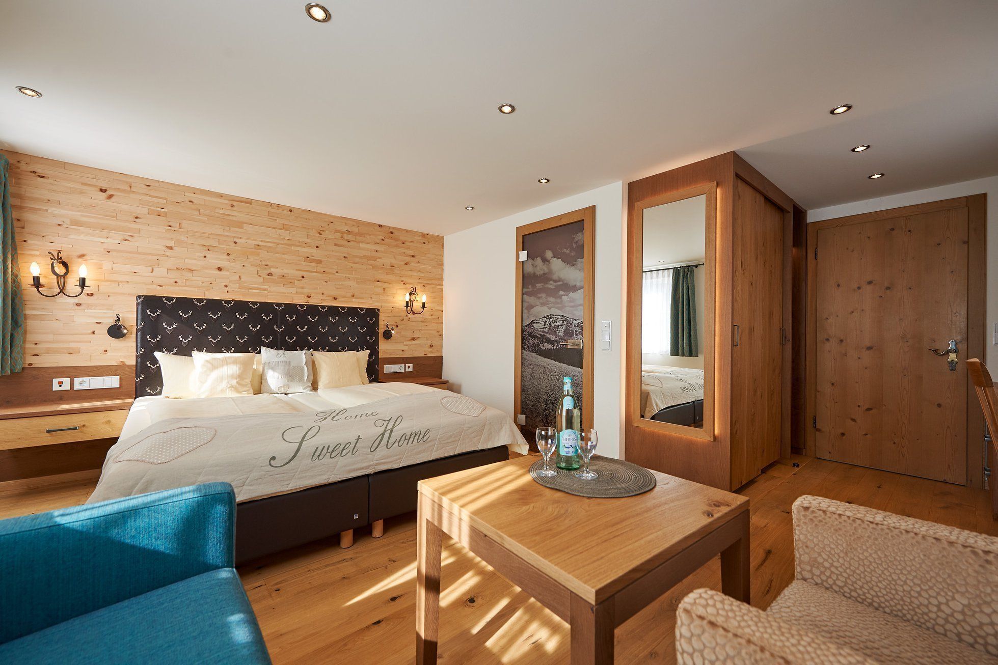 Ropa de cama hipoalergénica y minibar 