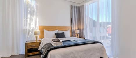 4 Bedroom Terrace Apartment | Premium bedding, Select Comfort beds, individually furnished