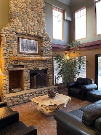 Hall. Elkwater Lake Lodge