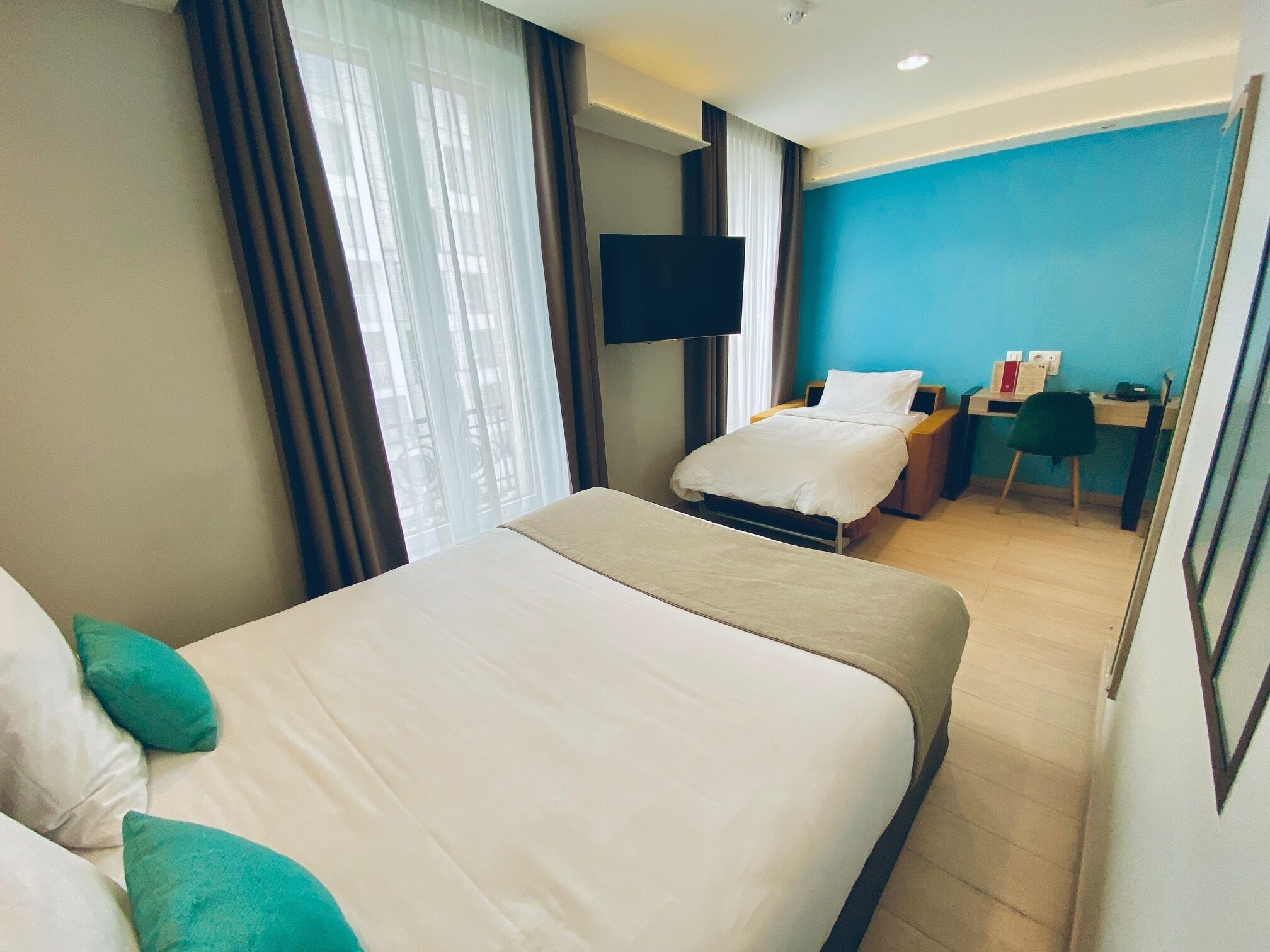 superior room | select comfort beds, in-room safe, desk, laptop workspace