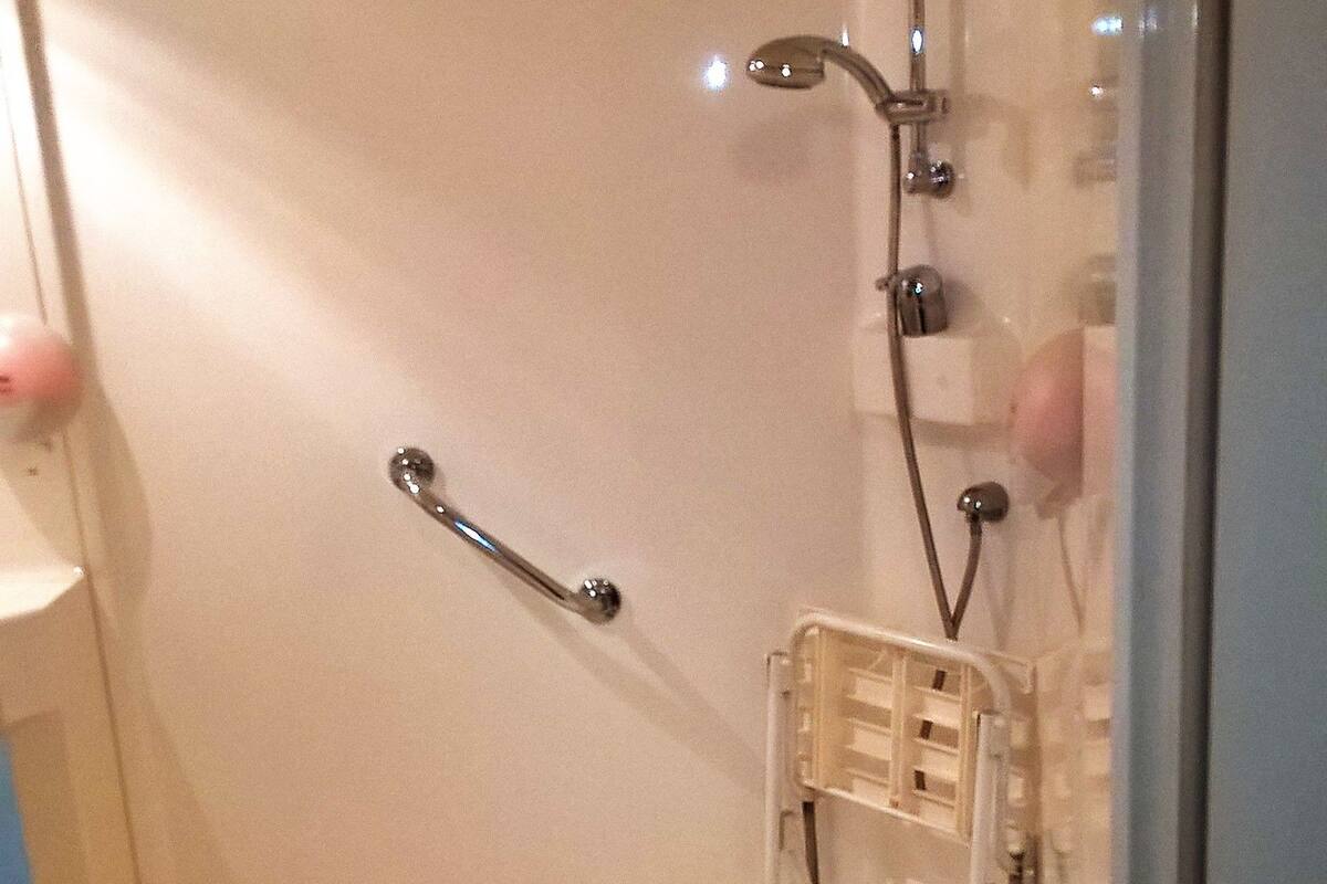 standard double room, accessible | bathroom shower