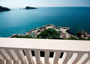 Suite, Balcony, Sea View | Balcony view