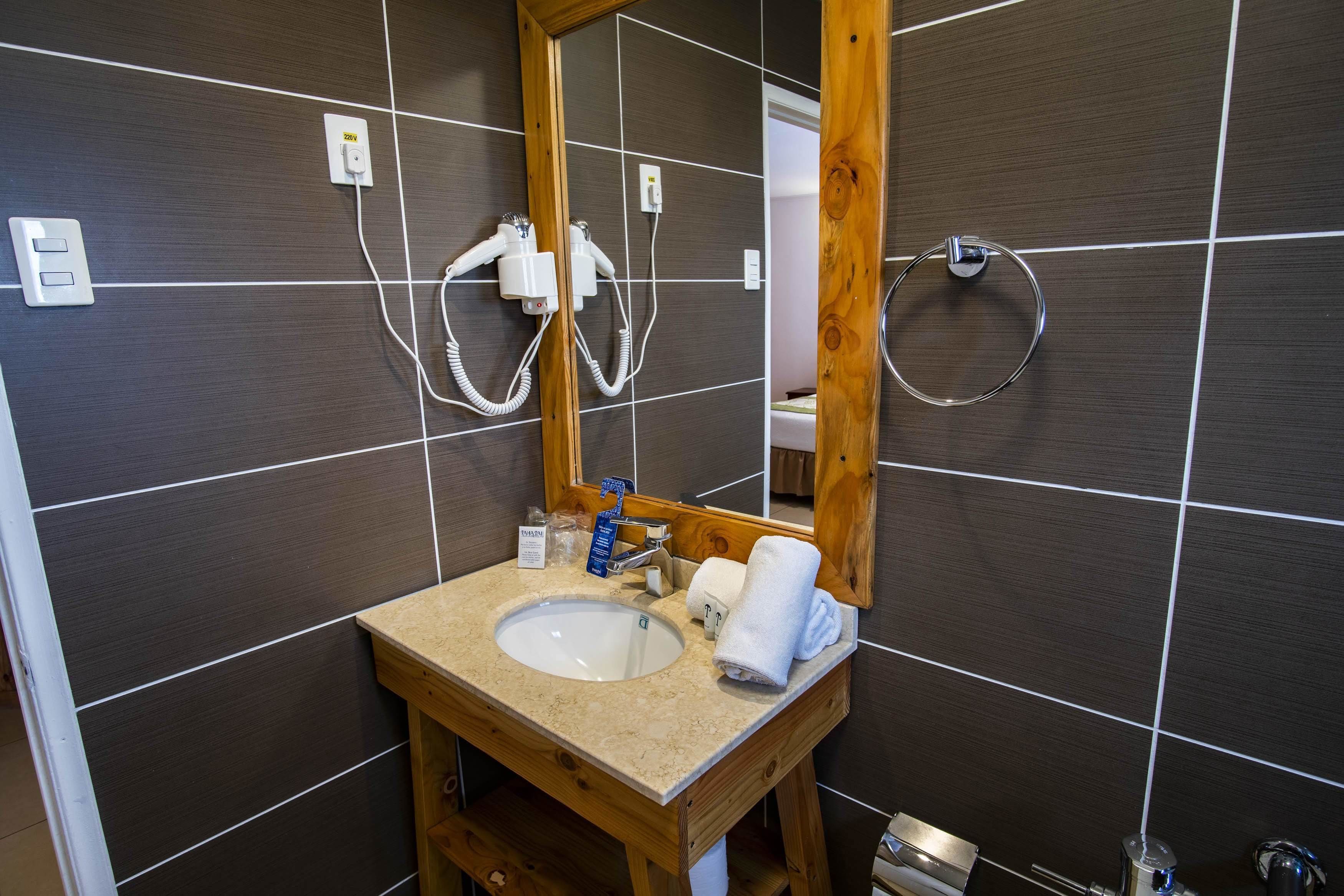 free toiletries, hair dryer, towels, soap