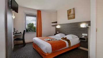 Desk, iron/ironing board, free cots/infant beds, free WiFi