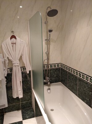 Hair dryer, bathrobes