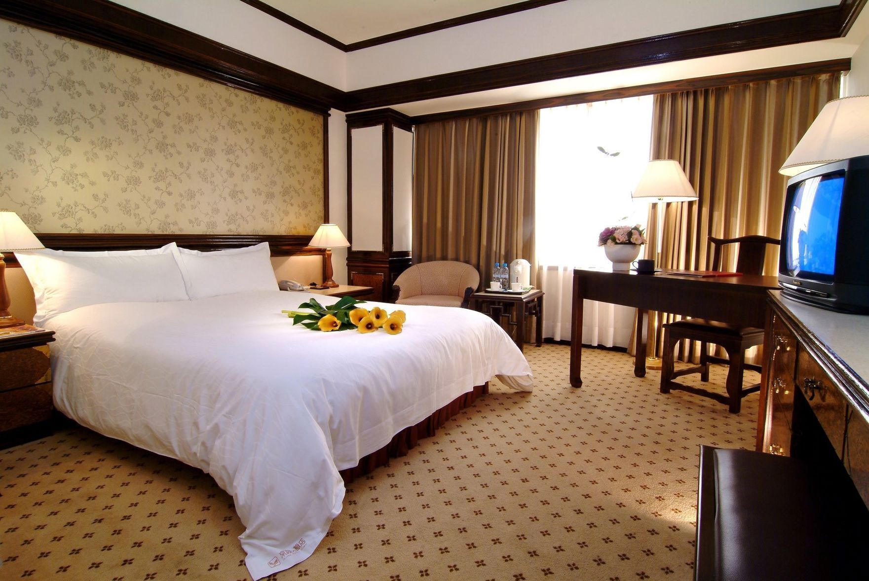 Down duvets, blackout curtains, free WiFi, bed sheets