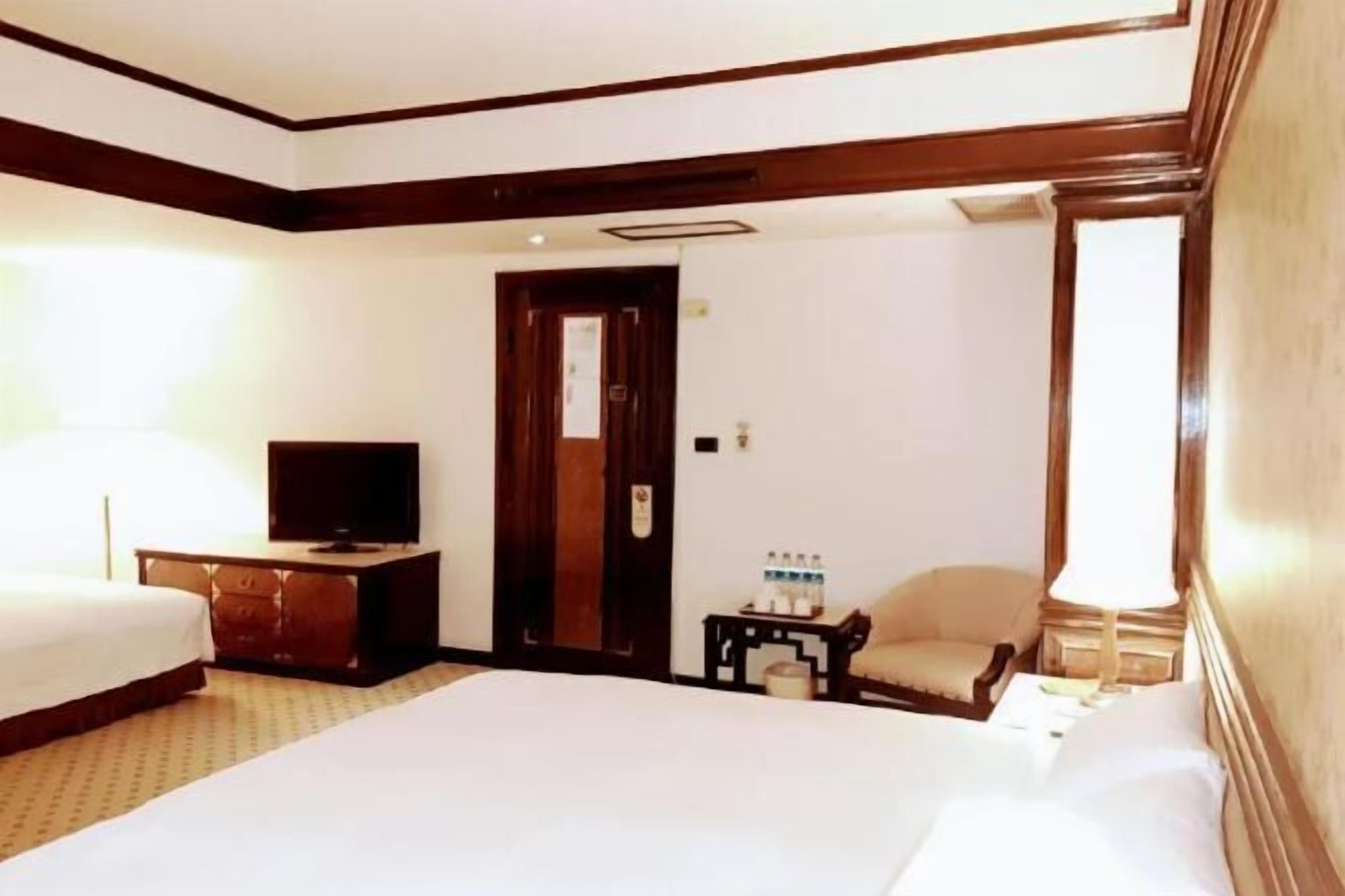 Down duvets, blackout curtains, free WiFi, bed sheets