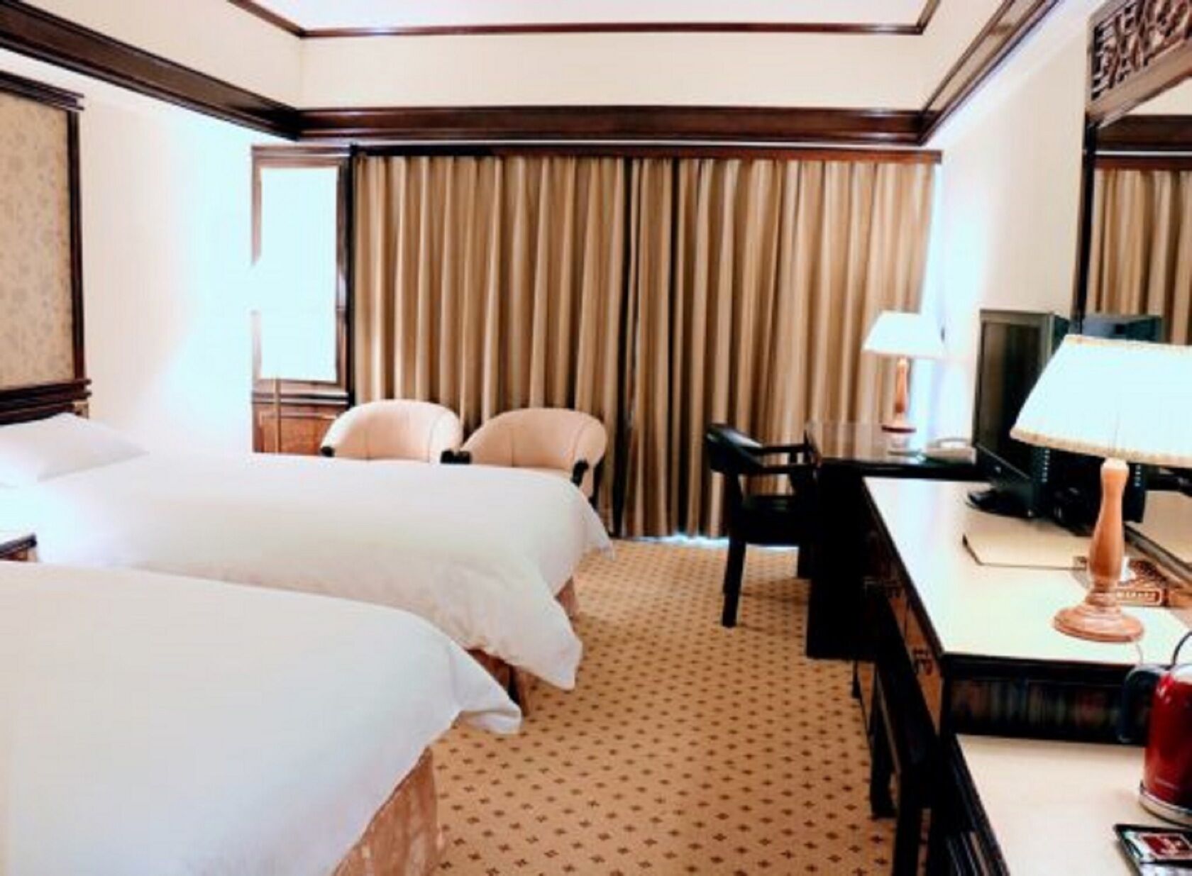 Down duvets, blackout curtains, free WiFi, bed sheets