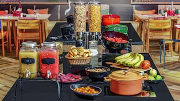 Buffet breakfast for a fee