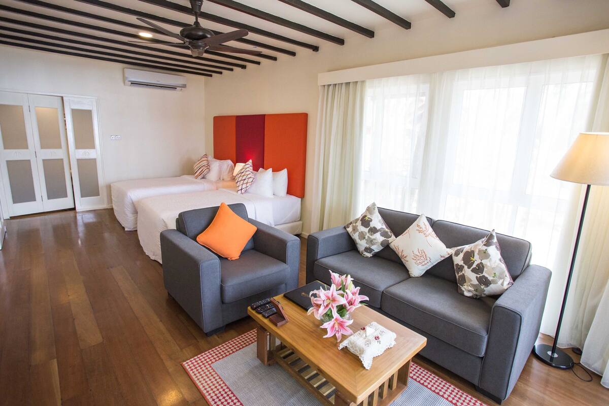 Beach Suite + Return Boat Transfer