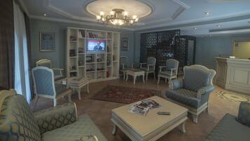 Sala de estar en el lobby