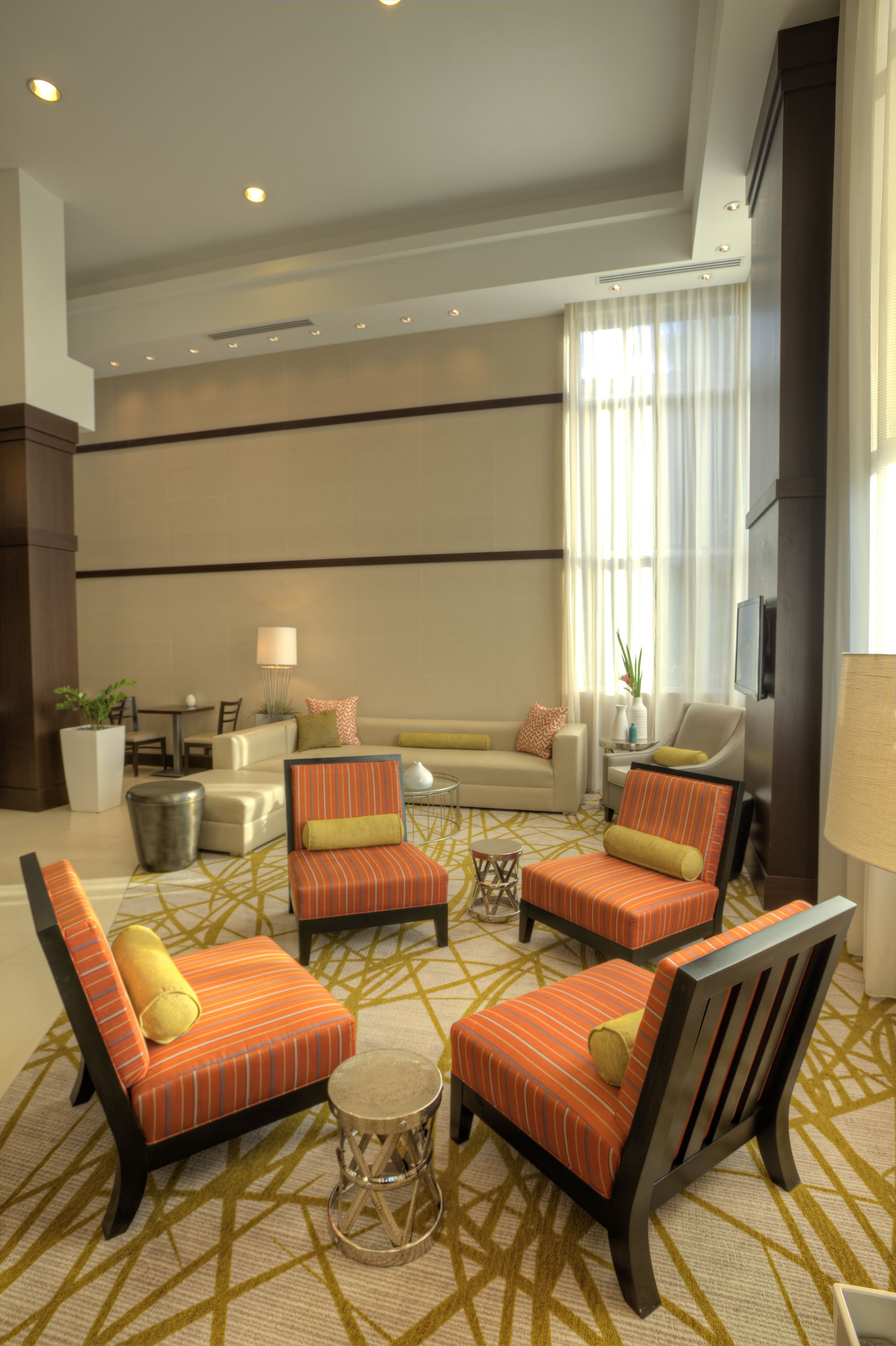 Sala de estar en el lobby