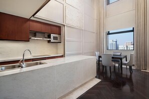 Appartement, 2 chambres, vue ville | 1 chambre, literie de qualité supérieure