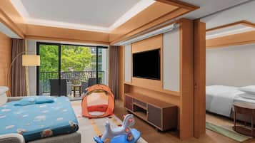 ファミリー スイート キングベッド 1 台ソファーベッド付き | 部屋からの景観