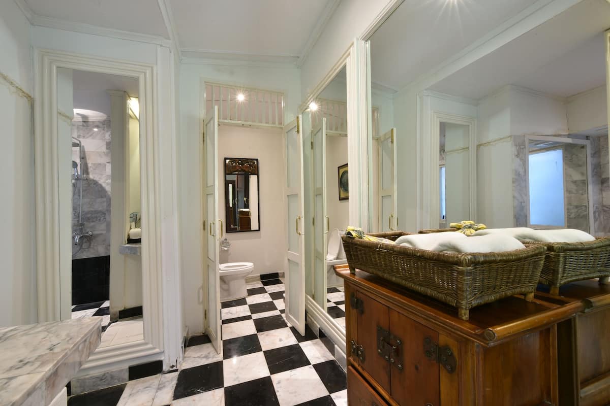 royal  pool villa 2 bedrooms | bathroom | separate bathtub and shower, designer toiletries, hair dryer, bathrobes