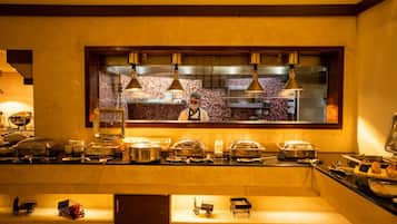 2 restaurants, breakfast, lunch, dinner served; Indian cuisine