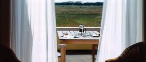 Uitzicht vanuit de kamer