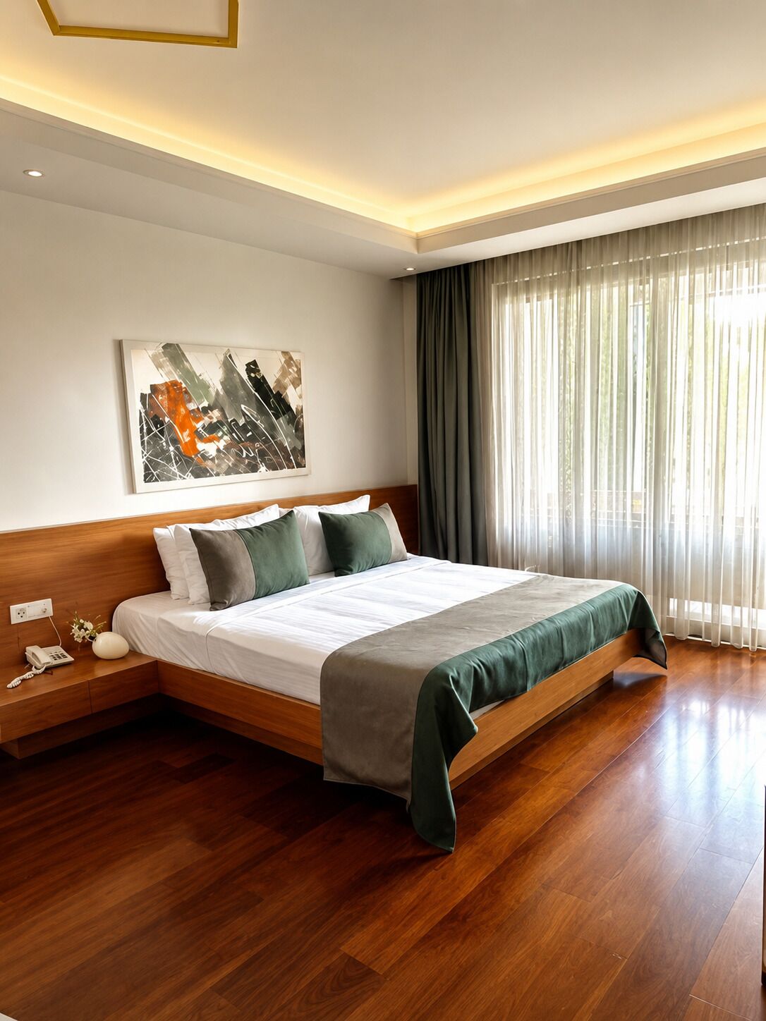 Suite Familiale, vue jardin | Vue de la chambre